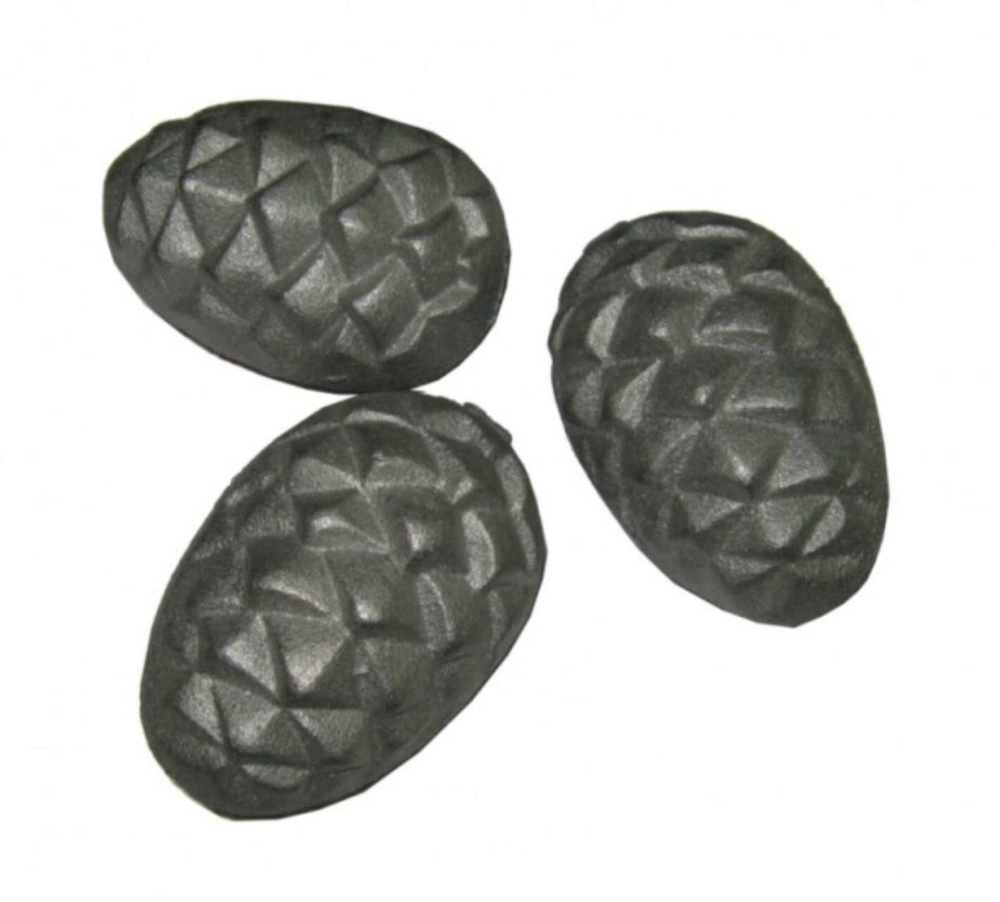 Камень чугунный для бани "Кедровая шишка" (Ø68х98мм) КЧО-1 (5шт уп)