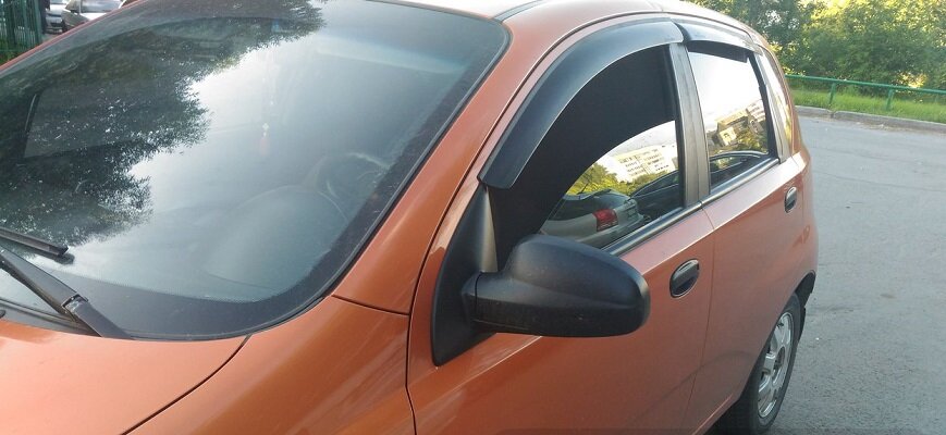 Каркасные шторки Autozoom на Chevrolet Aveo I (T200/T250) (с 2003-2012г), седан, магнитные на передние двери — фото 5