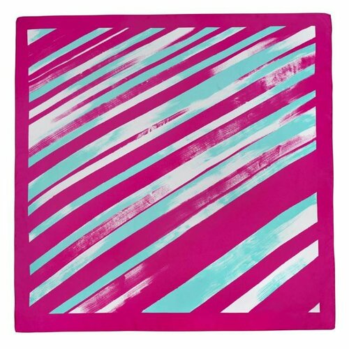 фото Платок roby foulards,90х90 см, фиолетовый, розовый