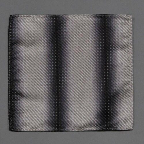 фото Нагрудный платок , в полоску, серый not brand