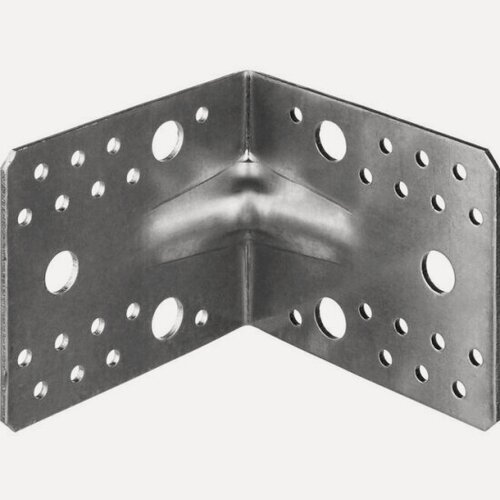 Изображение товара Зубр Уголок крепежный усиленный УКУ-2.5, 90х105х105 х 2.5мм, 31011-105