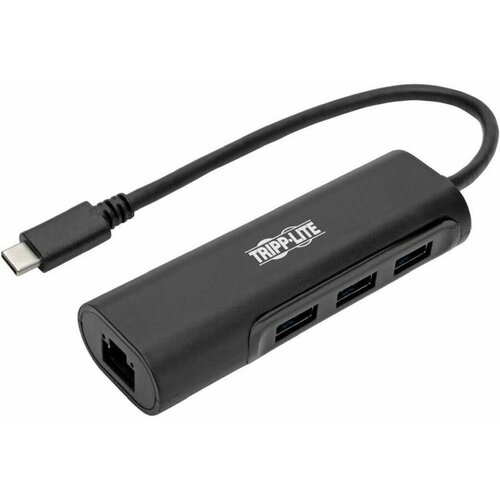 Порт-репликатор Tripplite U460-003-3A1GB, черный, USB Type-C - > RJ-45 + USB 3.0 * 3шт ибп tripplite smartonline suint3000xlcd