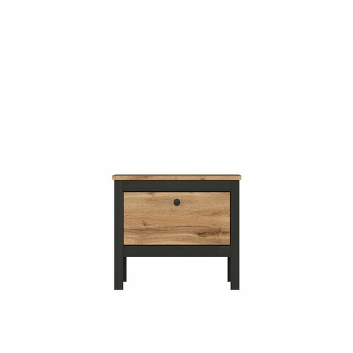 LOFT тумба KOM1K/55 (дуб вотан/черный)