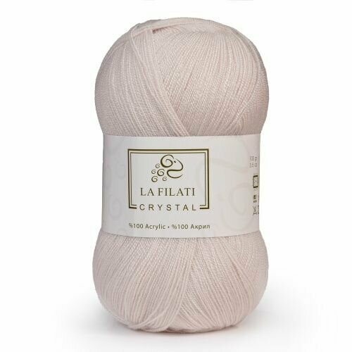 5 мотков Пряжа LA FILATI CRYSTAL 100гр, 475м, 100% акрил, цвет 304