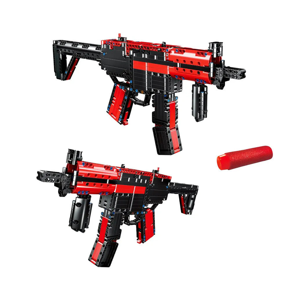 Схема сборки конструктора пистолет пулемет mp5 RAEL 2880 Пистолет-пулемет HK MP5 MLI, конструктор из серии Техник, Оружие Бло