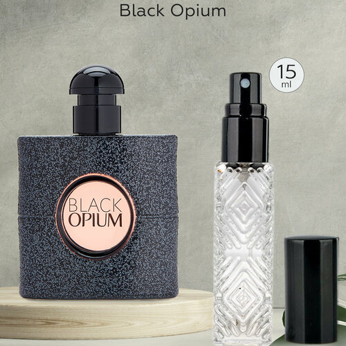 Gratus Parfum Black Opium духи женские масляные 15 мл (спрей) + подарок gratus parfum joy духи женские масляные 15 мл спрей подарок