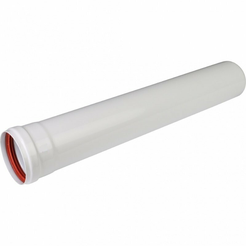 фото Удлинитель D=80, L=1000 мм коаксиальный, ROMMER