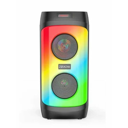 Портативная колонка ZQS-4246 BluetoothUSBMicroSDFM черная 195000₽