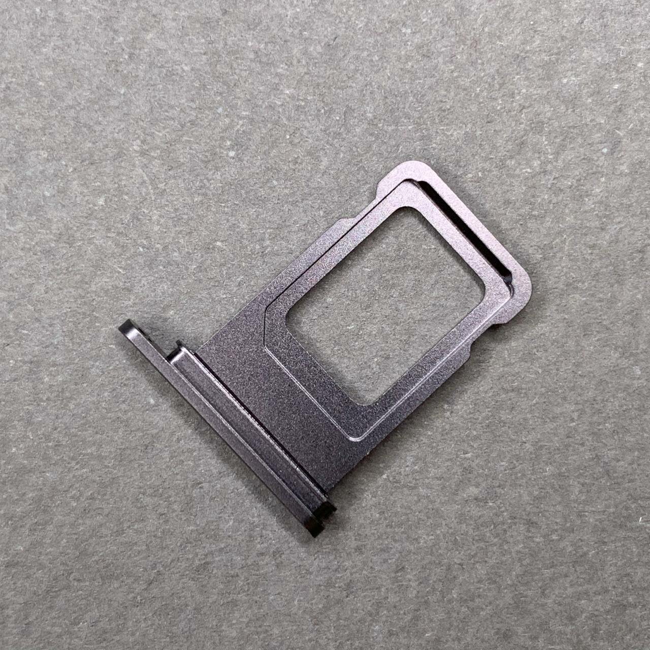 Держатель (лоток) SIM карты для iPhone 11 черный — фото 10