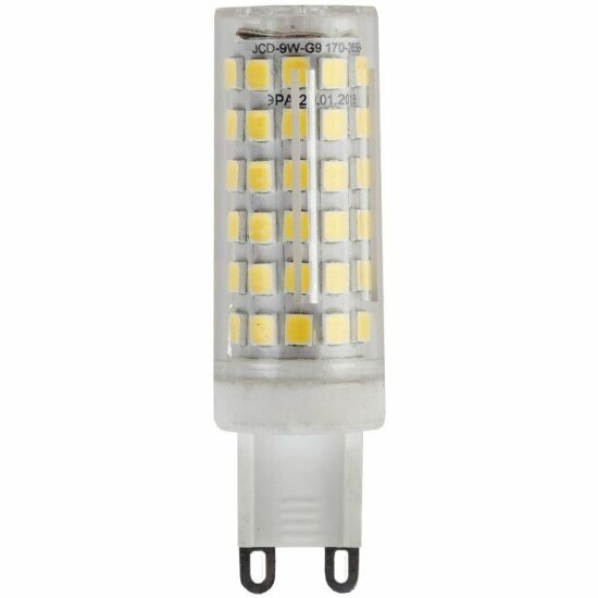 Б0033186 Лампа светодиодная LED 9Вт JCD 4000К G9 нейтральный капсула Эра - фото №1