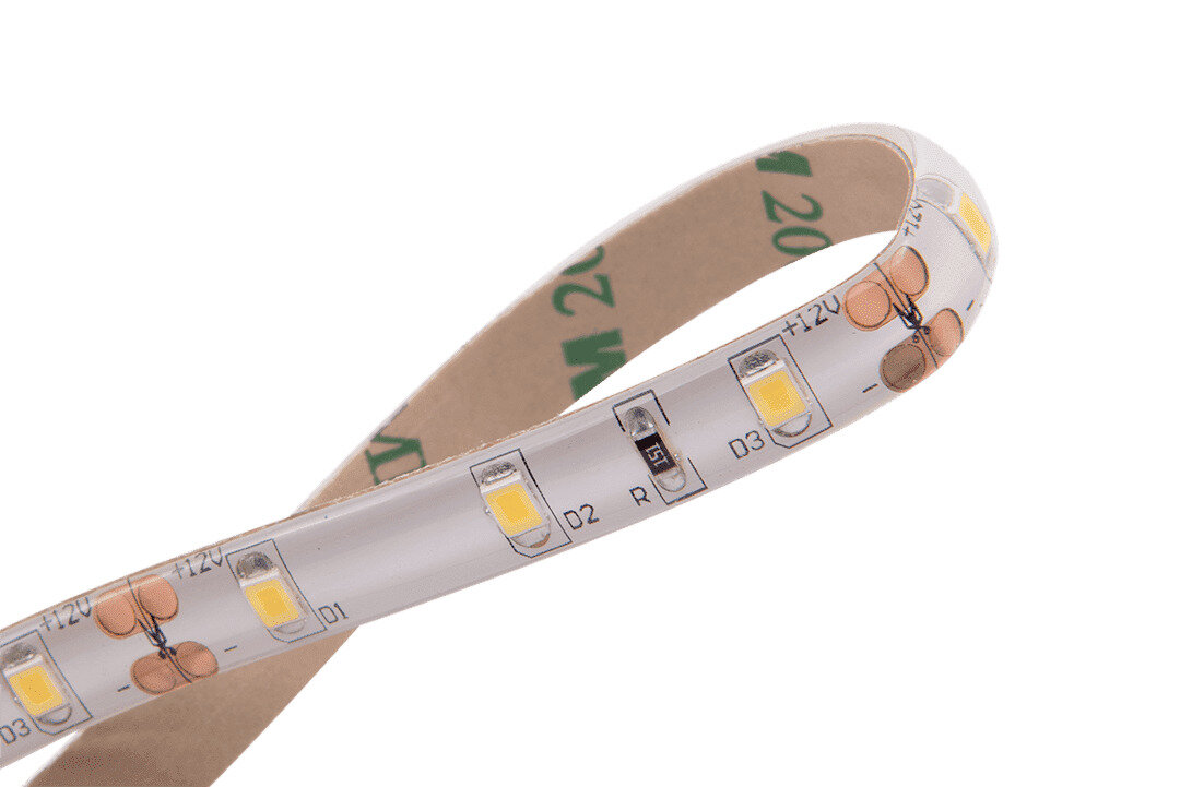 Светодиодная лента SWG 48 Вт/м 12В IP65 (влагозащищенная) Теплый белый (катушка 5м)