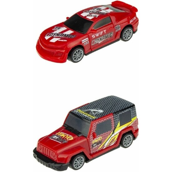 Машинки инерционные разборные 1TOY Т21634 CrashFest Dynamic/Predatorian 2 в 1