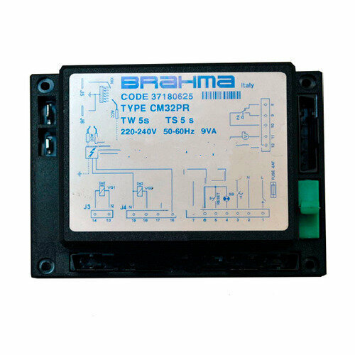 трансформатор розжига brahma tr2 a 15909105 Блок управления горением Brahma CM32PR 37180625