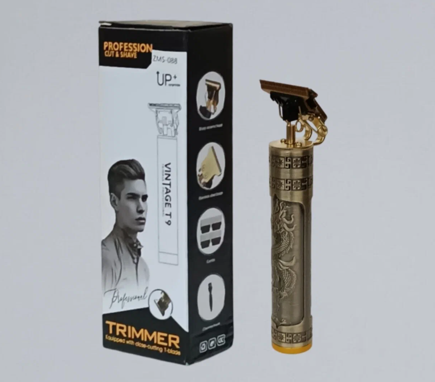 Триммер TRIMMER Z-884, для бороды, усов, волос, тела, нержавеющая сталь, золотистый