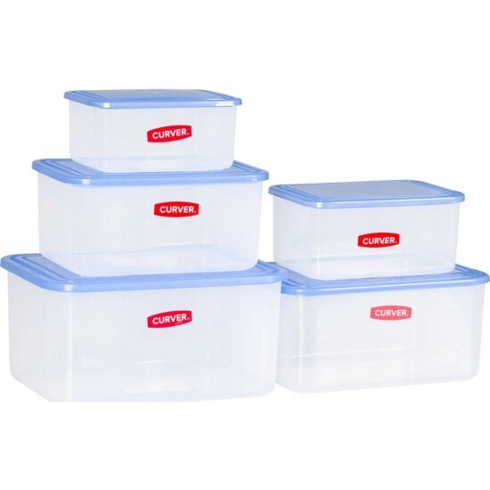Набор контейнеров Curver пищевых 04 л 10шт (3870/10 )