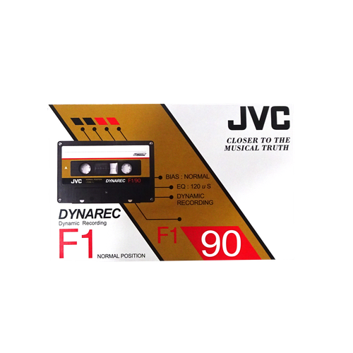 Коробка для кассет JVC Dynarec F1/90 на 10 аудиокассет комплект из 2 аудиокассет дискотека 2000