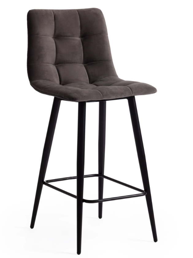 TetChair CHILLY (mod. 7095пб ), ткань/металл, 55x44x94, dark-grey barkhat