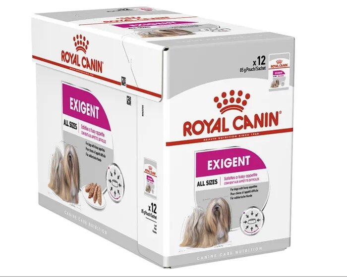 Влажный корм для собак Royal Canin Exigent Care, привередливых в питании,12 шт. х 85 г