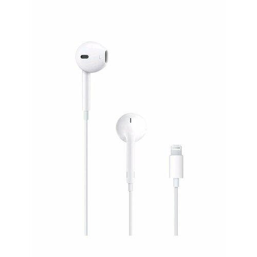 Наушники проводные с микрофоном для Apple iPhone Lightning проводные наушники с микрофоном apple earpods lightning