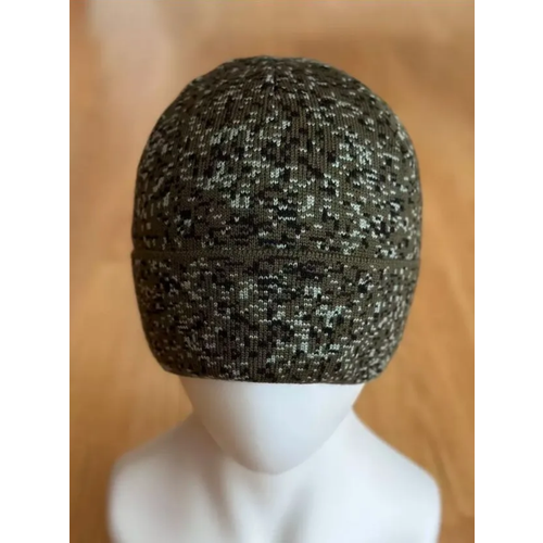 Шапка Golden Dragon Шапка Камуфляж тактическая спортивная теплая Шапка вязаная на флисе зеленая военная теплая зимняя Хаки, размер OneSize, зеленый, хаки