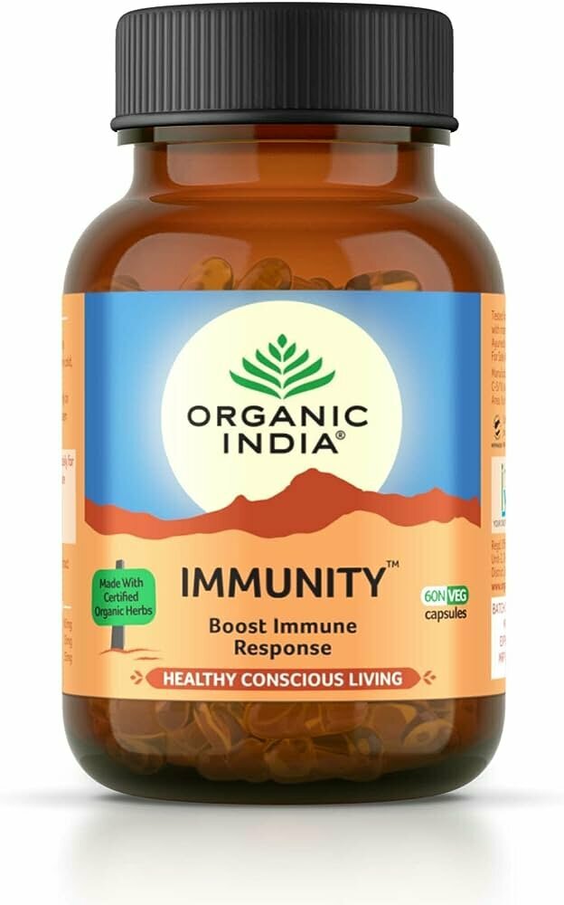 Иммунити Органик Индия (Immunity Organic India) Для иммунитета При простуде и гриппе 60 капс.