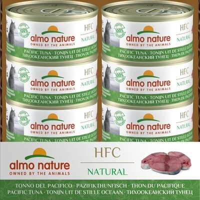 Almo Nature Консервы для Кошек с Тихоокеанским Тунцом, 70гр, 24 банки