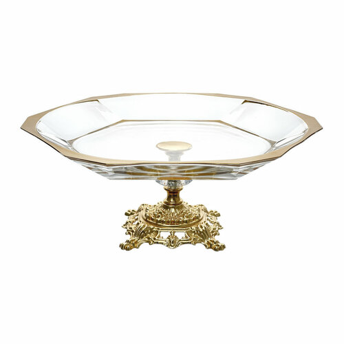 Блюдо шестигранное н/н большое, металл