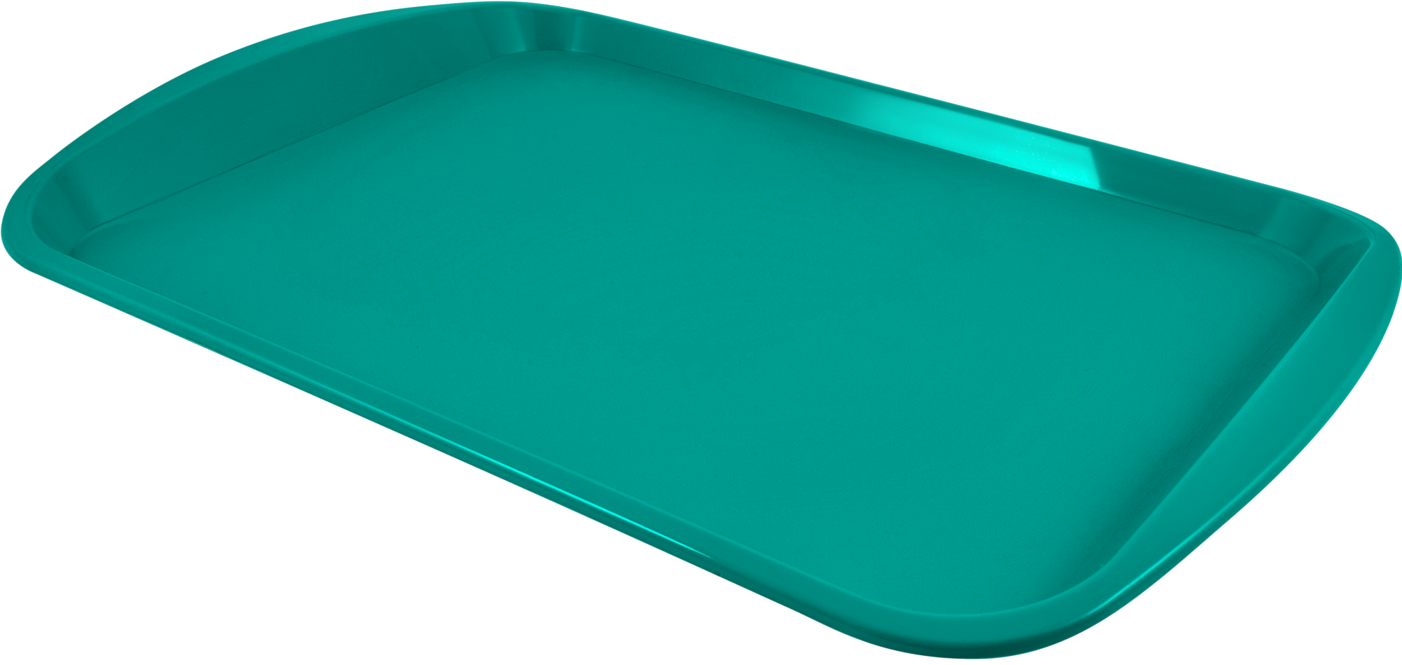 фото Поднос прямоугольный Delinia 36.5x25.5 см полипропилен цвет изумрудный