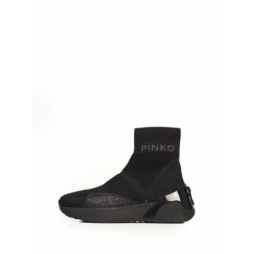 Кроссовки Pinko, размер 37, черный ботинки pinko размер 37 коричневый