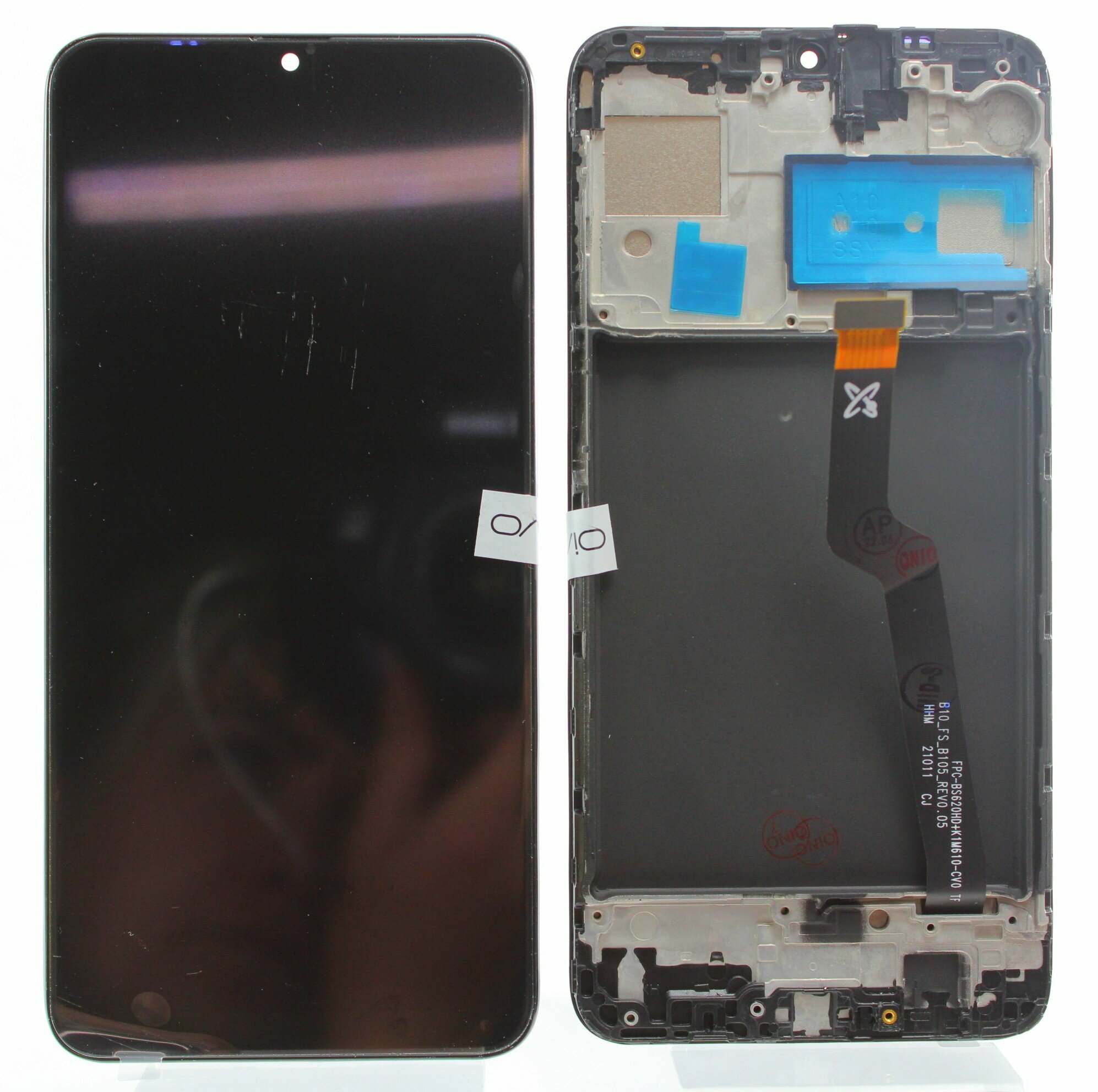 Дисплей для Samsung Galaxy A10/M10 (A105F/M105F) в рамке Черный In-Cell