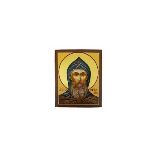 Икона живописная Даниил Московский 10х12 #127108