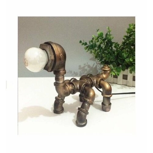 Декоративный металлический светильник 