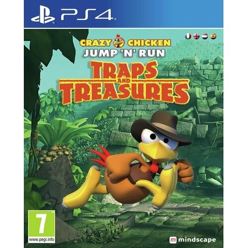 Crazy Chicken : Jump 'n' Run Traps and Treasures [PS4, английская версия]