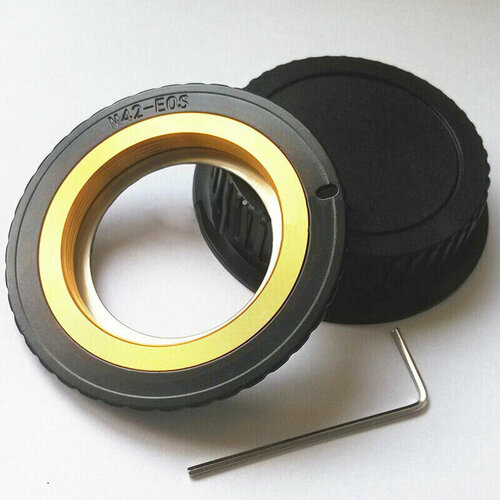 Переходни M42 - Canon EOS/EF c возможностью регулировки положения объектива. professional md nex lens adapter ring to for sony nex 3 nex c3 for sony nex f3 manual adjustment lens adapter ring