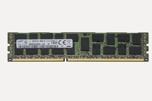 Изображение товара Модуль памяти для серверов DDR3L 8Gb Samsung Registered ECC Dimm M393B1K70DH0-YK0 PC3L-12800 1600 Mhz 1,35V