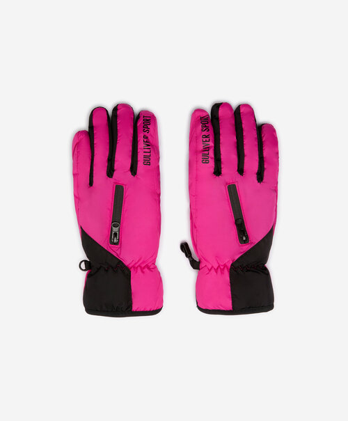 Перчатки Gulliver, размер 16, розовый