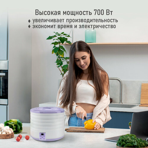 MARTA MT-1879 6 поддонов лиловый аметист сушилка дфруктов овощей 457700₽