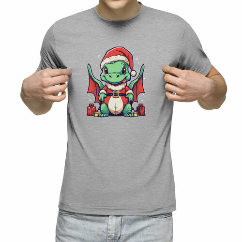 фото Футболка us basic, размер l, серый