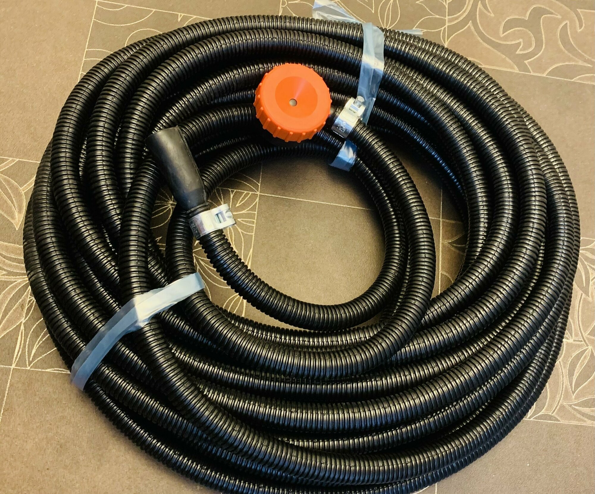 Набор для полива №1 (Шланг Гофра 20м + дождеватель Жук (улитка)) — фото 1