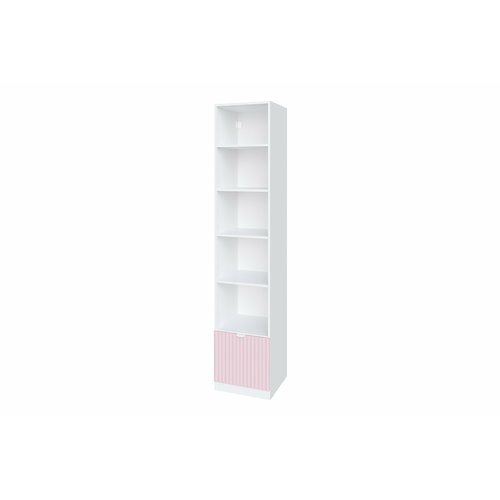 Шкаф комбинированный Каролина 442х217х454 розовыйбелый глянец 12299₽
