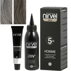 Краситель мужской светло-каштановый Nirvel Homme Hair CT-7 (LIGHT CHESTNUT) , 30 мл+30 мл 20v