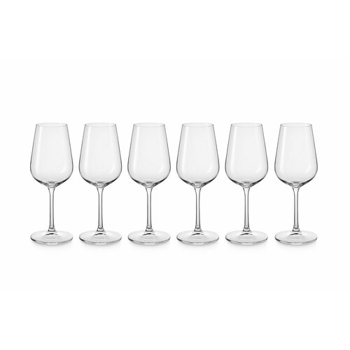 Набор бокалов для белого вина Hoff Tori 390 мл 6 штук стекло Cristallin 1799₽