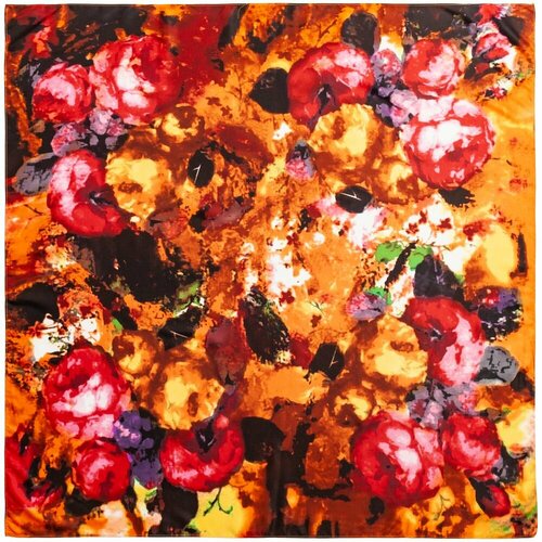 фото Платок ,90х90 см, красный нет бренда