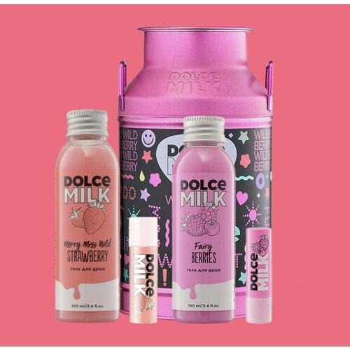 DOLCE MILK Набор №15/гель для душа 100млХ2/ бальзам для губ 2шт