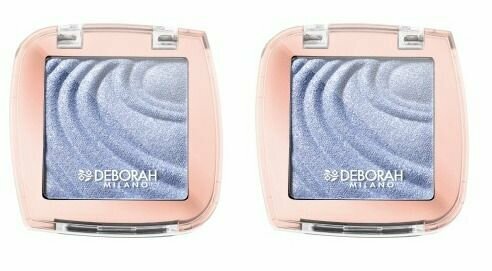 Deborah Milano Тени для век водостойкие Color Lovers, тон 06, небесно голубой, 3.5г, 2 шт