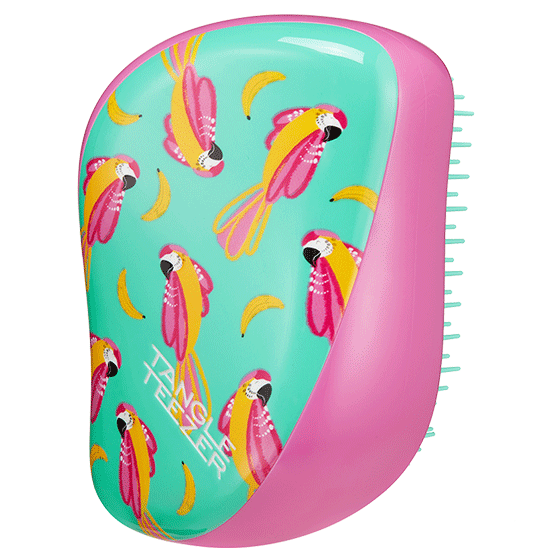 Расческа Tangle Teezer Compact Styler Paradise Bird, массажная щетка для распутывания волос, 9 см