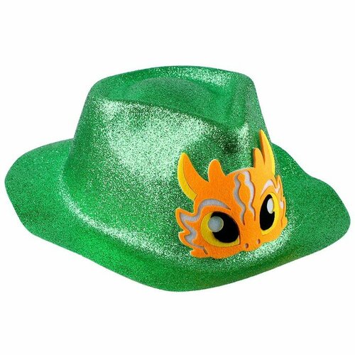 Карнавальная шляпа Дракон цвет жёлтый карнавальная шляпа пластик n02560