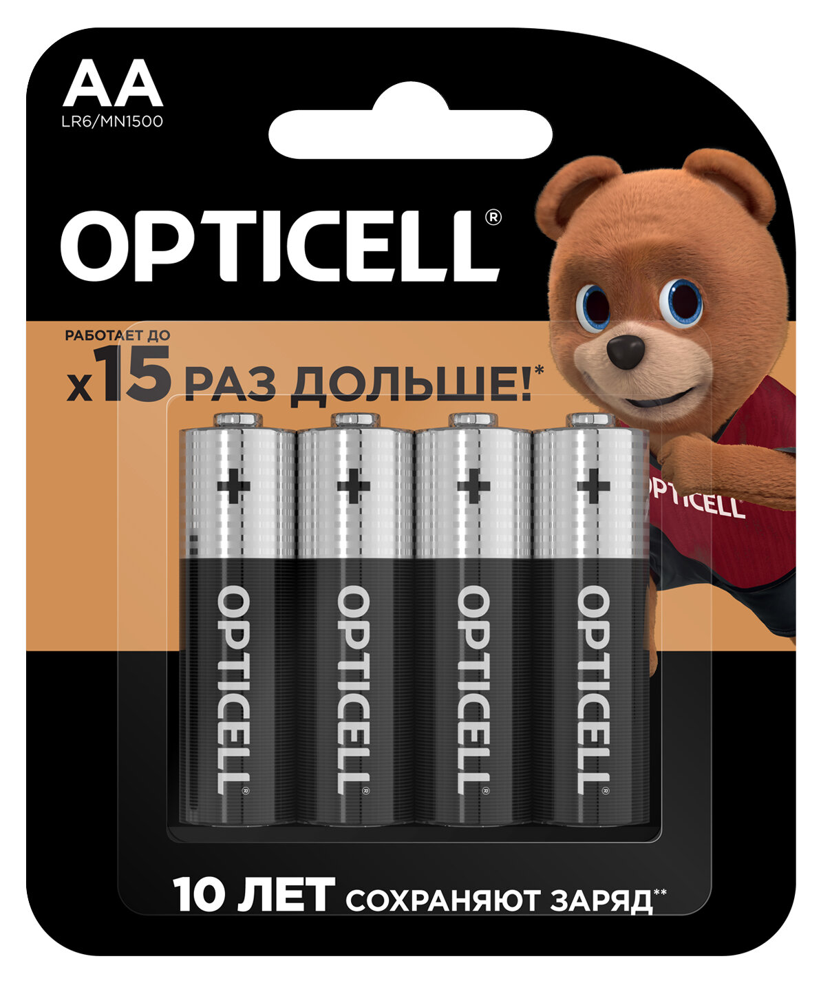 Батарейки OPTICELL Basic LR06 АА, 4 штуки