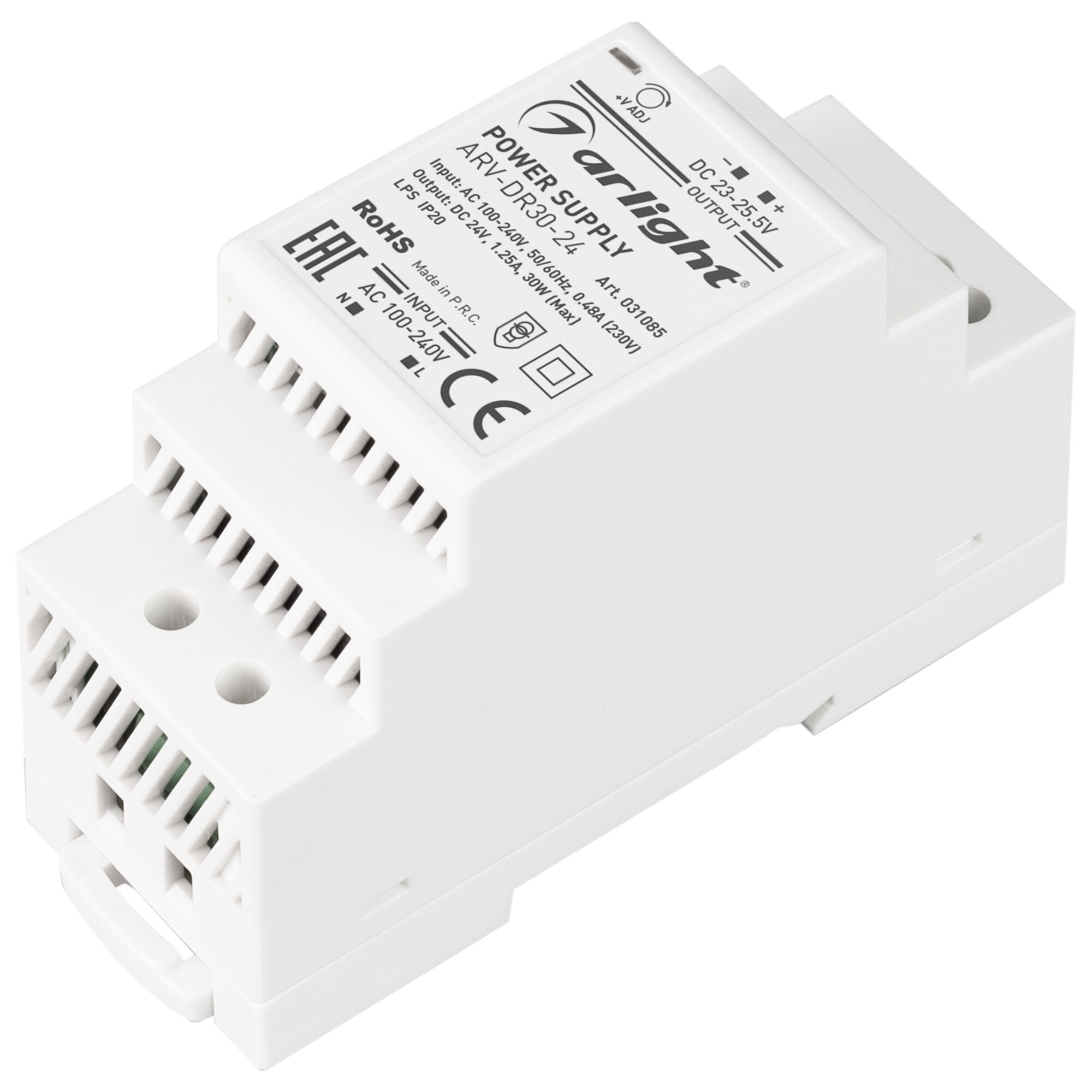 Блок питания Arlight ARV-DR30-24 24V 30W IP20 1,25A / - фото №1
