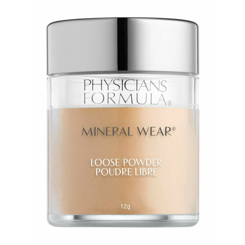 Рассыпчатая минеральная пудра без талька кремовый натуральный Physicians Formula Mineral Wear Loose Powder пудра physicians formula mineral 2ear loose powder тон кремовый натуральный 12г